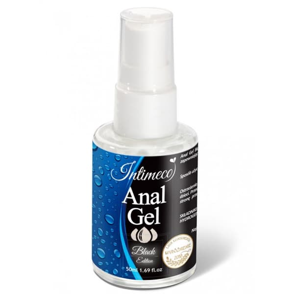 Intimeco Anal Gel Sort Edition - Fugtgivende analgel, 50 ml
