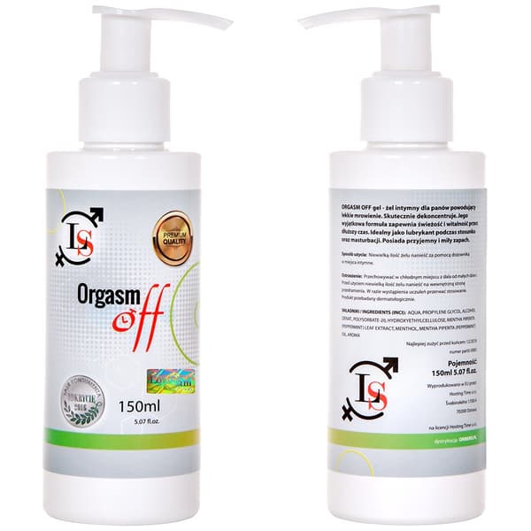 Kærlighed Stim Orgasme Off Intim Gel til Mænd med Let Prikkende Fornemmelse, 150 ml