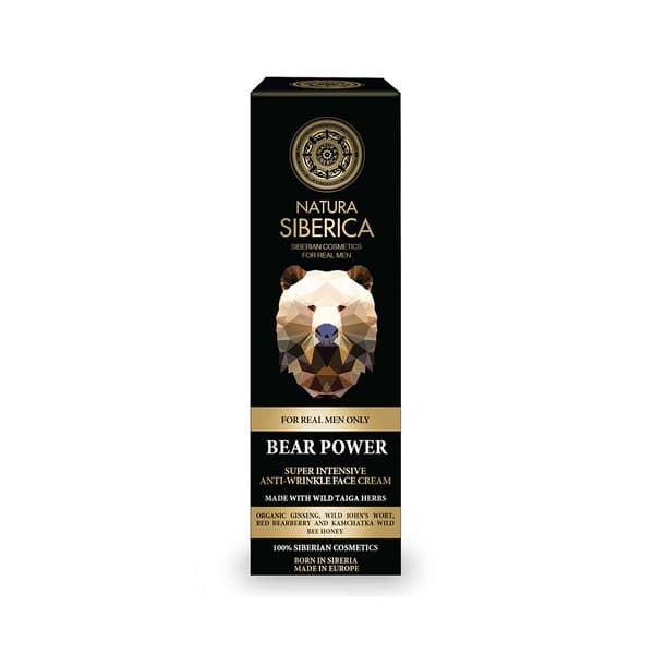Anti-aging Creme Natura Siberica Men Bear Power, 50 ml