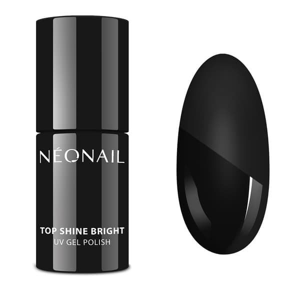 NeoNail UV Gel Polish Top Shine Bright Nabłyszczający top hybrydowy, 7.2ml/NyNail UV Gel Polish Top Shine Bright Nabłænskningsmiddel, 7.2ml
