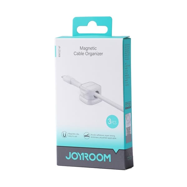 Joyroom JR-ZS368 Magnetisk Kabelhanterare - Vit (3 stycken)