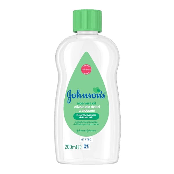 Johnson & Johnson Vauvan Aloeöljy, 200 ml