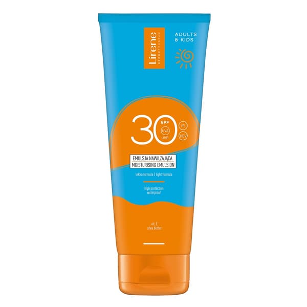 Lirene Fugtende Sol Emulsion SPF30, 200 ml