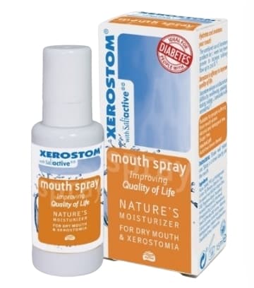 Xerostom Spray - Mundtlig slimhindefugtighedscreme, stimulerer spytproduktion, 15 ml