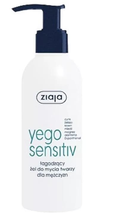 Ziaja Yego Sensitiv, Kasvopesugeeli Rauhoittava, 200ml
