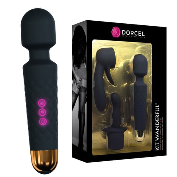 Marc Dorcel Massageapparat Stav Kit + To Aftagelige Endestykker