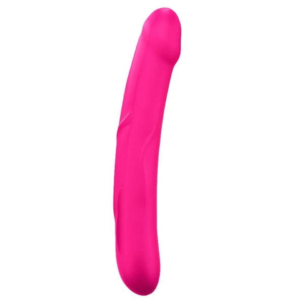 Marc Dorcel Real Sensation L Silikoninen kaksoisrealistinen dildo, magenta