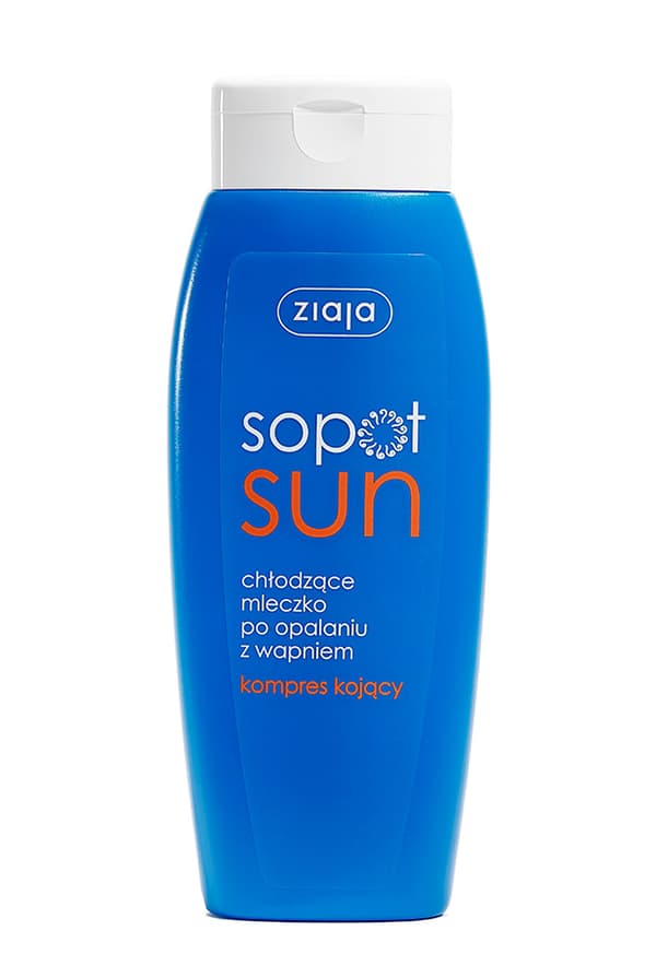 Ziaja Sopot Sun, jäähdyttävä kalsiumilla rikastettu auringon jälkeen -maito, 200ml.
