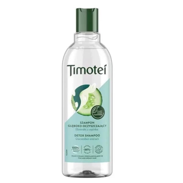 Timotei Djuprengörande Schampo för Tunna och Fettiga Hår, 400 ml