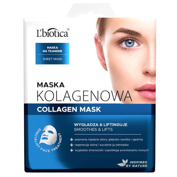 L`Biotica Kollagenmask på Tyg, 23 ml