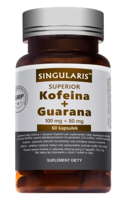 Singularis Energia Kofeiini & Guarana 60 kapselia