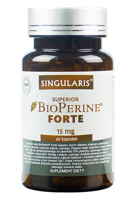 Ylivertainen BioPerine Forte 60 kapselia