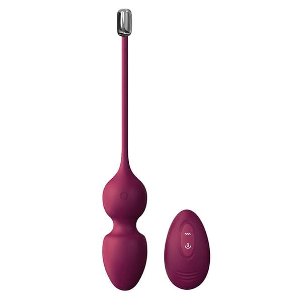 Marc Dorcel Kärlekskulor Vibrerande Geishakulor med Fjärrkontroll Plum