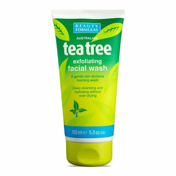 Tea Tree Ansiktsrengöringsgel, Skonsam Peel Effekt, 150ml