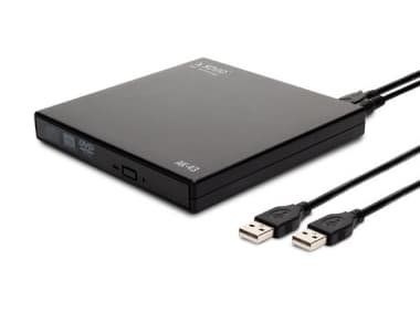 Elmak, Savio Extern DVD-enhet med USB-anslutning AK-43 Svart
