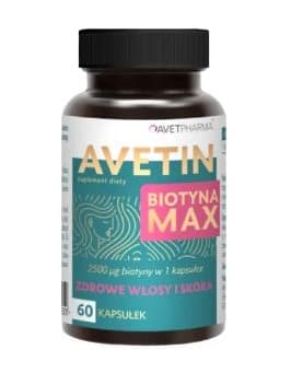 Avetin Biotyna Max Ravintolisä - Vahvistava Ravintokapseli, 60 kpl