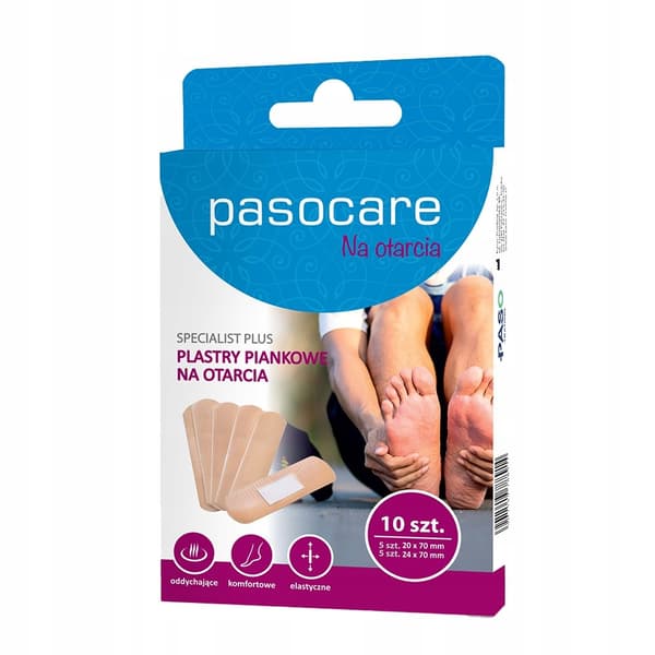 Gips Pasocare Specialist Plus, til skrammer, sæt med 10 stk.
