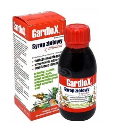 Örtig förkylningslindring med honung - Gardlox 7 - 120 ml