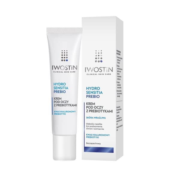 Iwostin, Hydro Sensitia Prebio Øjencreme med præbiotika, 15 ml