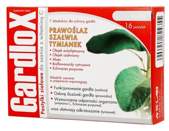 Sväljbara örttabletter mot halsirritation med Salvia och Timjan - 16st