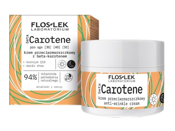 Flos-Lek Beta Caroten, Anti-rynke creme, 50 ml.