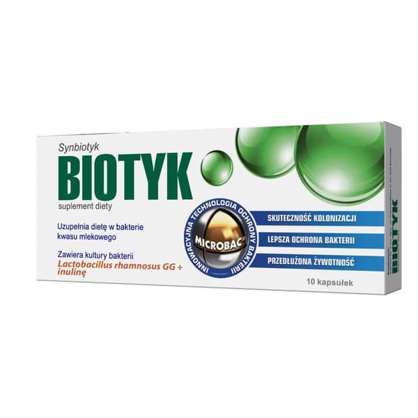 Biotyk, Kosttilskud - 10 kapsler