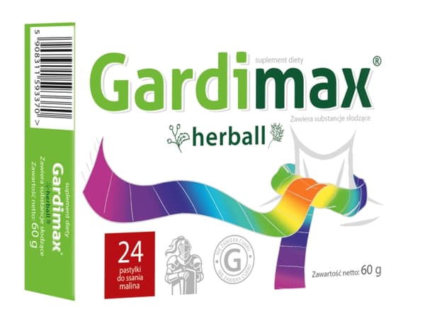 Gardimax Herbal med Hallon - Munupplösande Sugtabletter