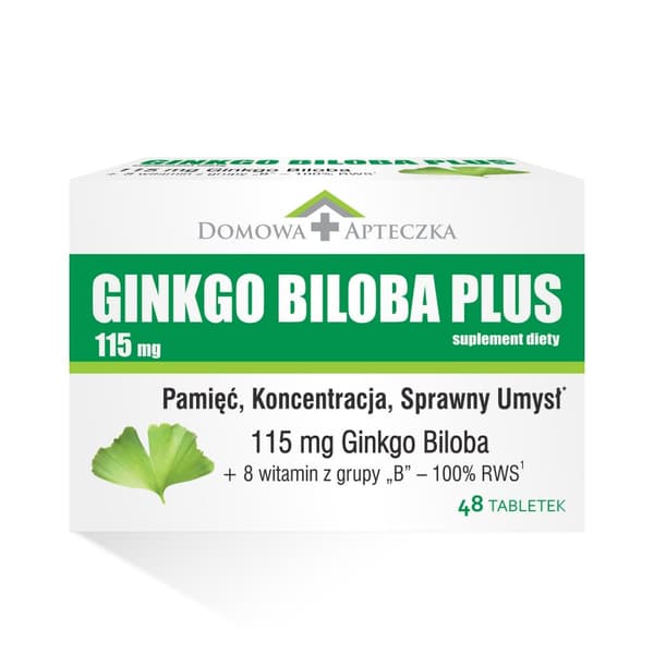 Ginkgo Biloba Plus - 48 tablettia
