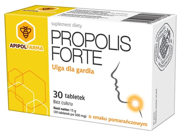 Vahva Propoliksen kaava appelsiininmakuinen - 30 imeskelytablettia