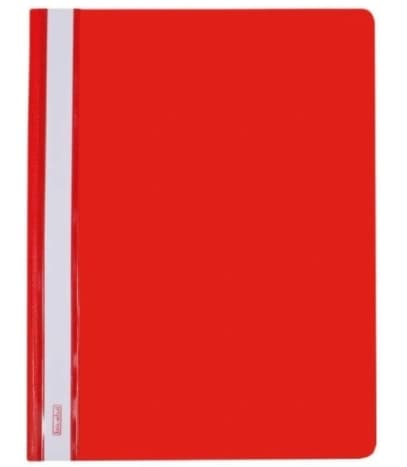 Rød Plastik Arkivmappe A4