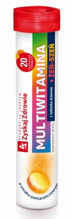 Monivitamiini + Ginseng, 20 poretablettia