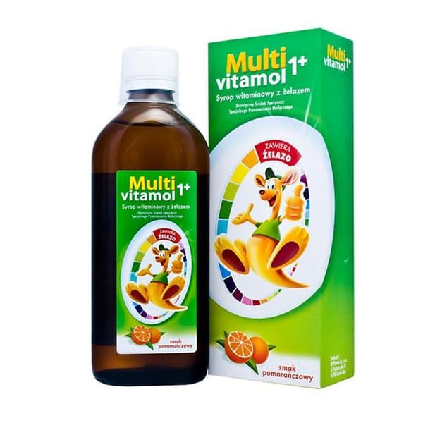 Flervitaminsirap med järn för barn 1 år+ - 250 ml