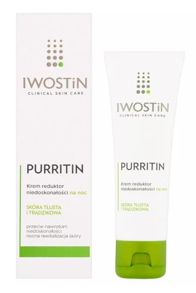 Iwostin Purritin Anti-Blemish Night Cream - 40ml