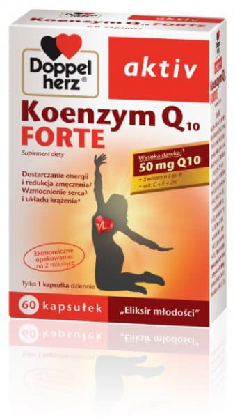 Dubbelpack Koenzym Q10 Forte - kosttillskott, 60 kapslar