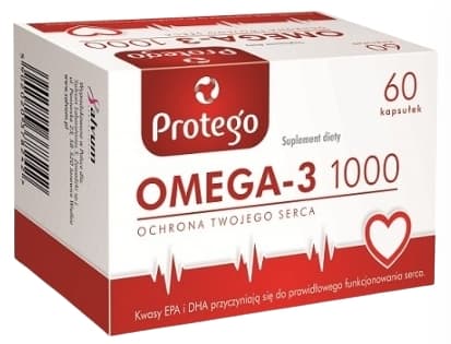 Protego Omega-3 1000 - Kosttillskott i 60 kapslar