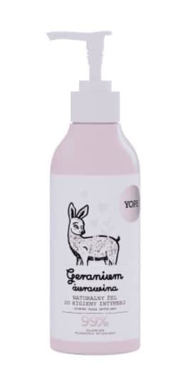 Yope, Intim Hygiejnegel, Geranium og Tranebær, 300 ml