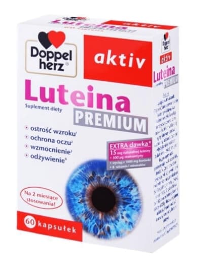 Doppelherz Aktiv Luteina Premium, kosttillskott 60 kapslar/