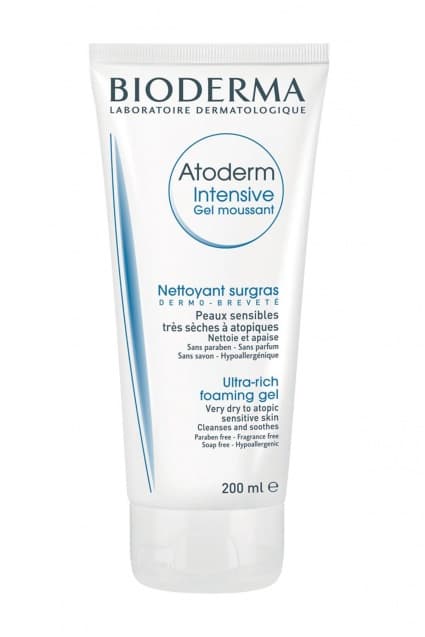 Bioderma Atoderm Intensive - Beroligende fedtende gel til atopisk hud, 200 ml.