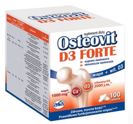 Osteovit D3 vahva 100 tablettia