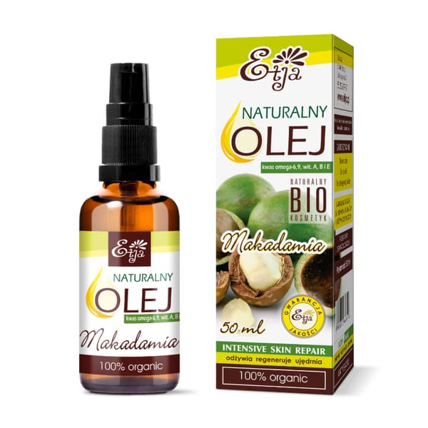 Etja Makadamia Nötolja, 50 ml