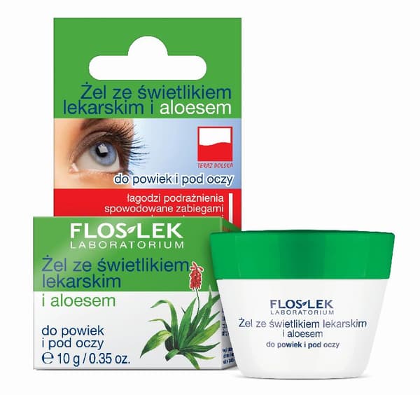 Flos-Lek Ögongel med Ögontröst och Aloe Vera, 10 g