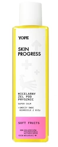 Yope Hud Fremskridt Micellær Shower Gel Super Calm Soft Fruits, 200 ml.