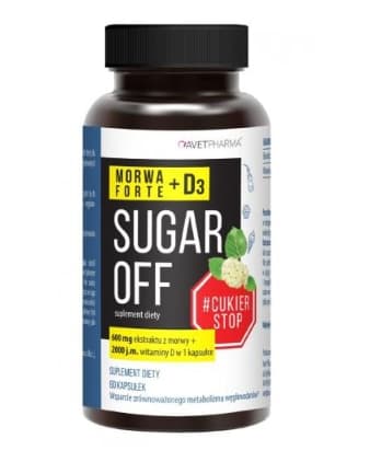 Morwa Forte Effektivt Sockeravlägsning med D3-vitamin, 60 kapslar