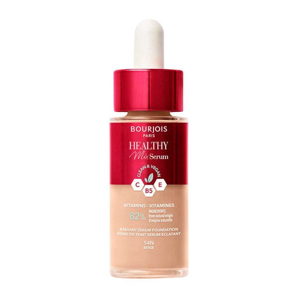 Bourjois Healthy Mix Serum Fugtgivende-Opklarende Ansigtsserum-Fundament 54N Beige, 30ml