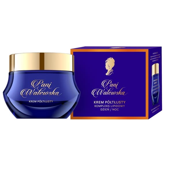 Pani Walewska Klassisk Dag og Nat Ansigtscreme, Halvfedt, 50 ml