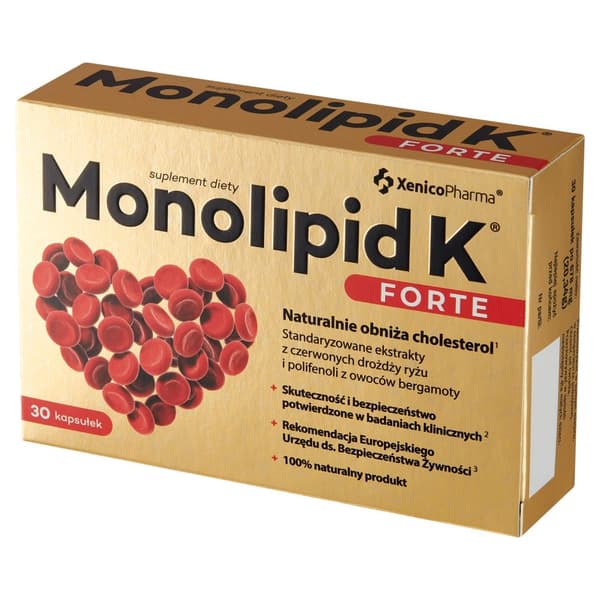 Monolipid K Kraftfull Kosttillskott, 30 kapslar