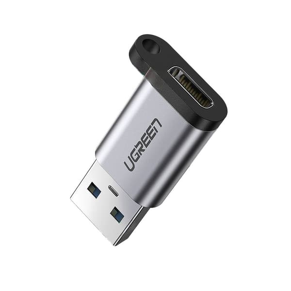 Ugreen US276 USB-C til USB Adapter (Kvinde-til-Mand) 5Gb/s - Grå