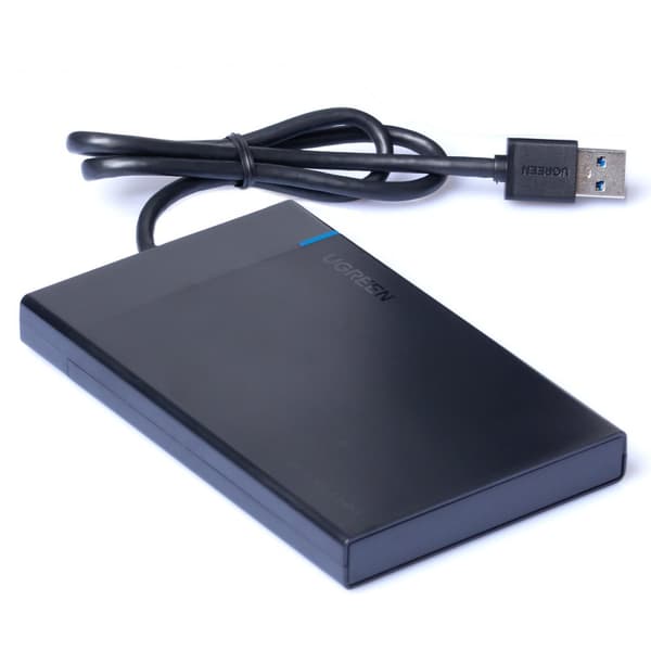 Ugreen Adapter Hölje Fodral för SATA 2,5'' Hårddisk 5TB USB 3.0 Svart (US221 30847)