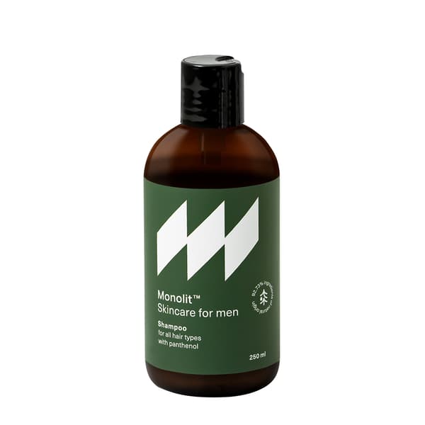 Monolit Herr Skönvård Pantenol Schampo för Alla Hårtyper, 250ml