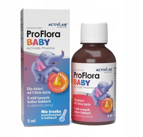 Activlab Pharma, ProFlora Baby, Probiotiska Droppar, 5 ml